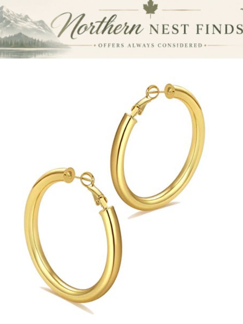 14K Gold Small Huggie Hoop Earrings for Women Teen Girls Hypoallergenic Jewelry
